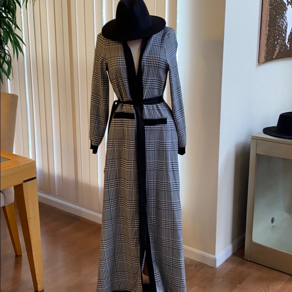 Black and white smoke Jacket